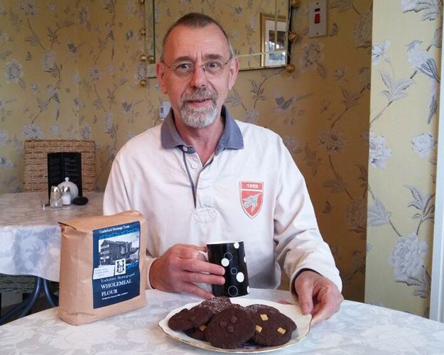John with his Chocolate Thins